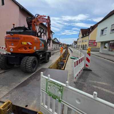 Wasserleitung Bahnhofstraße Neustadt/Do.