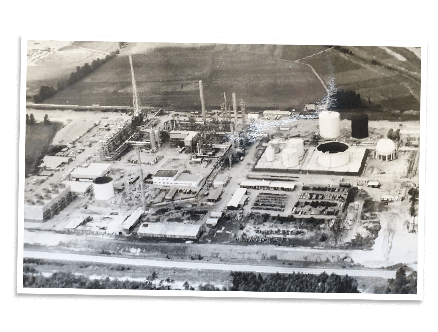 1973 Neubau petrochemische Fabrik in Münchsmüster