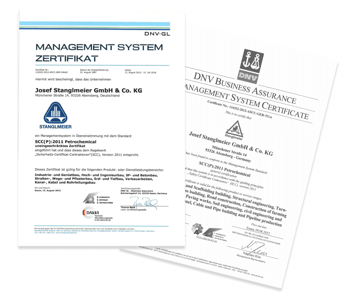 Zertifikate